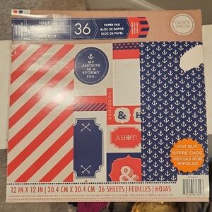 Nautical Craft Smith Anchor Paper Pad -  ONLY 28 pages